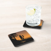 Dessous-de-verre Femme Fisher à Dusk Personal (Côté Droit)