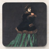 Dessous-de-verre Femme Monet en robe verte (Devant)