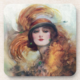 Dessous-de-verre Femme victorienne