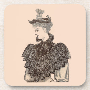 Dessous-de-verre Femme victorienne 1897