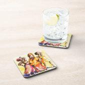 Dessous-de-verre Femmes de danse (Côté Droit)