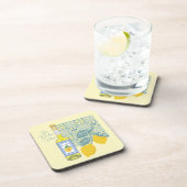 Dessous-de-verre Ferme aux citrons Rétro (Côté Droit)