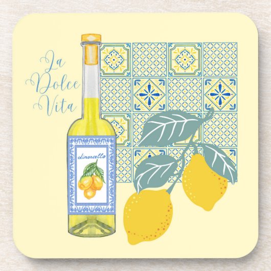 Dessous-de-verre Ferme aux citrons Rétro (Devant)