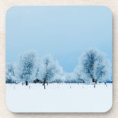 Dessous-de-verre Ferme d'hiver (Devant)