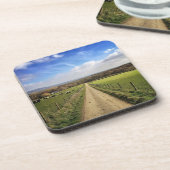 Dessous-de-verre Fermes | Français Camptryside Dirt Road (Côté gauche)