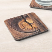 Dessous-de-verre Fermeture d'un noeud de bois, Californie (Côté gauche)