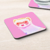 Dessous-de-verre Ferret Sassy Aux Couleurs Arc-En-Ciel (Côté gauche)