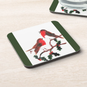Dessous-de-verre Festive Birds, Robin Holly