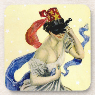 Dessous-de-verre Fête costumée patriotique de la fête nationale amé