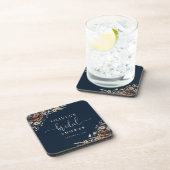 Dessous-de-verre Fête de mariage champêtre avec petites fleurs sauv (Côté Droit)