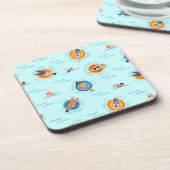 Dessous-de-verre Fête de piscine d'été amusant au soleil (Côté gauche)