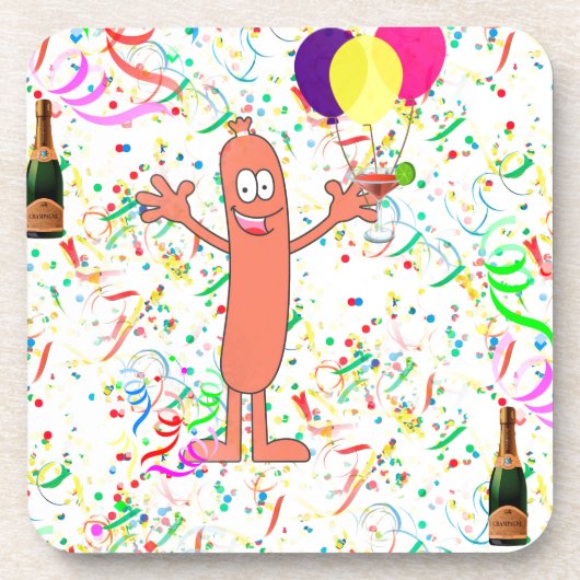 Dessous-de-verre fête de saucisse (Devant)