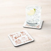 Dessous-de-verre Fête des mariées d'Halloween Whimsical dessinée à (Côté Droit)