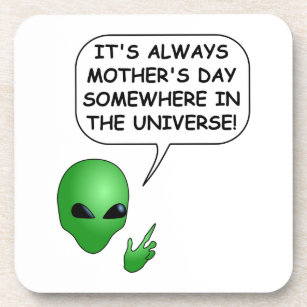 Dessous-de-verre Fête des mères Aliens