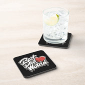 Dessous-de-verre Fête des pères Meilleur Père Dans Le Monde (Côté Droit)