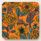 Dessous-de-verre Fête des souris rétro (Devant)