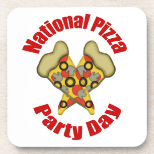 Dessous-de-verre Fête nationale de la Pizza