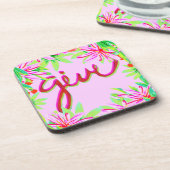 Dessous-de-verre Feuillage de Noël - Donner (Côté gauche)