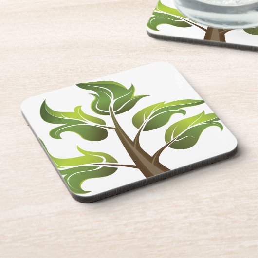 Dessous-de-verre Feuille chic (Côté gauche)