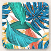 Dessous-de-verre Feuille coloré (Devant)