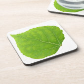 Dessous-de-verre Feuille d'Aspen vert #11 (Côté gauche)
