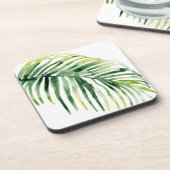 Dessous-de-verre Feuille de bijou tropicale (Côté gauche)