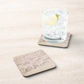 Dessous-de-verre Feuille de score de 'clair de lune Sonata (Côté Droit)