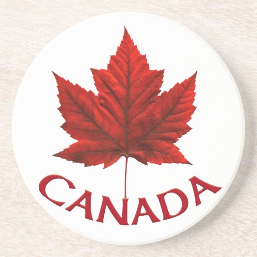 Dessous de verre Feuille d'érable de Dessous de ve (Devant)