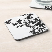 Dessous de verre Feuille noirs (Côté gauche)