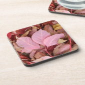 Dessous de verre Feuille rouge (Côté gauche)