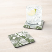 DESSOUS-DE-VERRE FEUILLE VERT (Côté Droit)