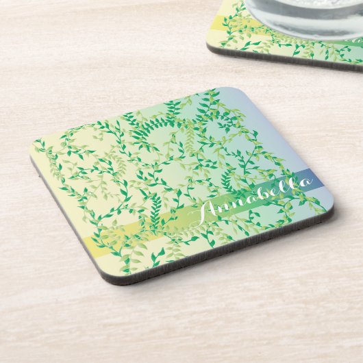 Dessous-de-verre Feuilles dansants (Côté gauche)