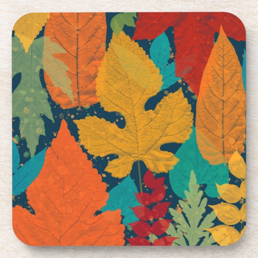 Dessous-de-verre Feuilles d'automne (Devant)