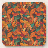 Dessous-de-verre Feuilles d'automne colorées (Devant)