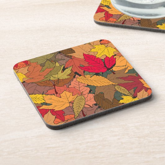 Dessous-de-verre Feuilles d'automne colorées (Côté gauche)