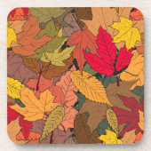 Dessous-de-verre Feuilles d'automne colorées (Devant)