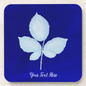 Dessous-de-verre Feuilles de brique d'impression Cyano (Devant)