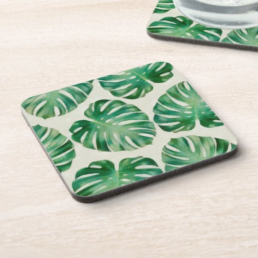 Dessous-de-verre Feuilles Monstera (Côté gauche)