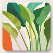 Dessous-de-verre Feuilles tropicaux (Devant)