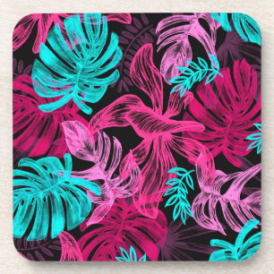 Dessous-de-verre Feuilles tropicaux
