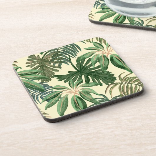 Dessous-de-verre Feuilles verts (Côté gauche)