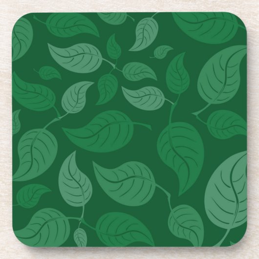 Dessous-de-verre Feuilles verts (Devant)