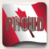 Dessous-de-verre Fier canadien (Devant)