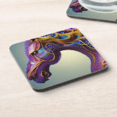 Dessous-de-verre Fierce Gemmes Fracturales Cheval Tête (Côté gauche)