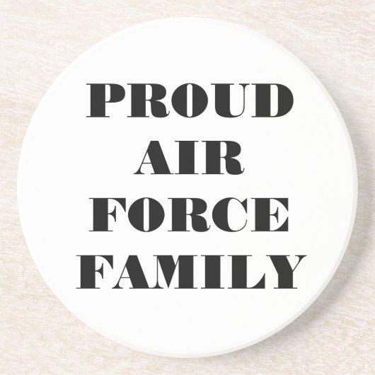 Dessous de verre Fière famille de la Force aérienn (Devant)