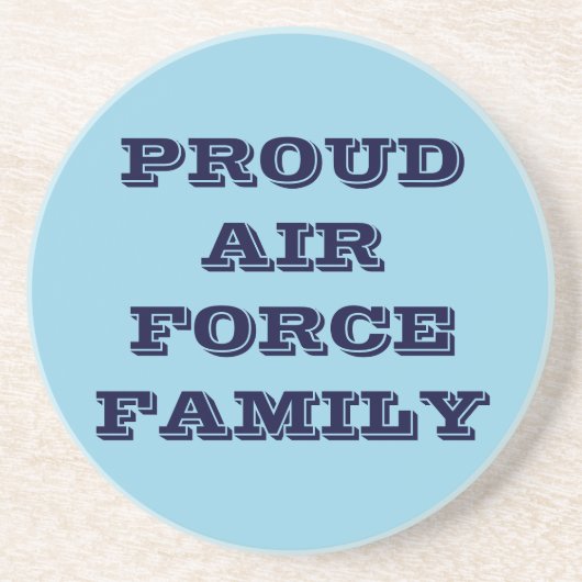 Dessous de verre Fière famille de la Force aérienn (Devant)