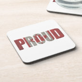 Dessous-de-verre Fière patriotique canadienne (Côté gauche)