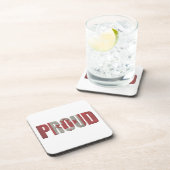 Dessous-de-verre Fière patriotique canadienne (Côté Droit)