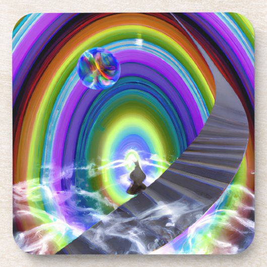 Dessous-de-verre Figure de mystère au Stargate interdimensionnel (Devant)