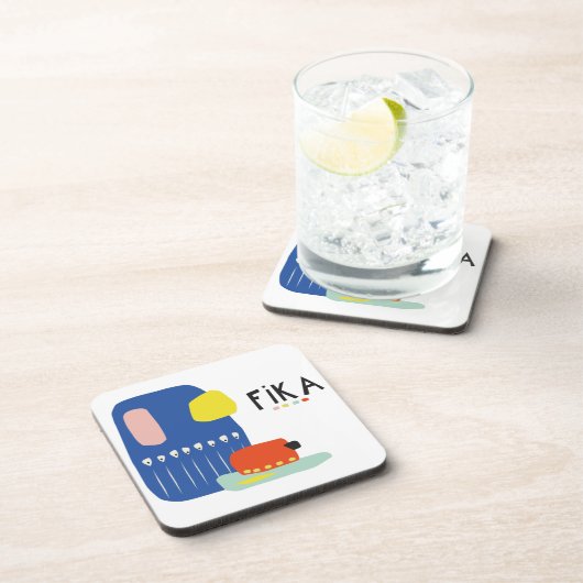 Dessous-de-verre Fika Déco Beverage Coaster (Côté Droit)